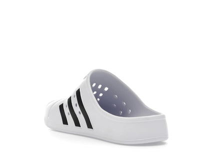 adidas Adilette Clog White Black