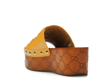Gucci x Adidas GG Clog Yellow (Women's)