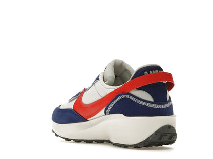 Nike Waffle Debut Swoosh Habanero Red Old Royal