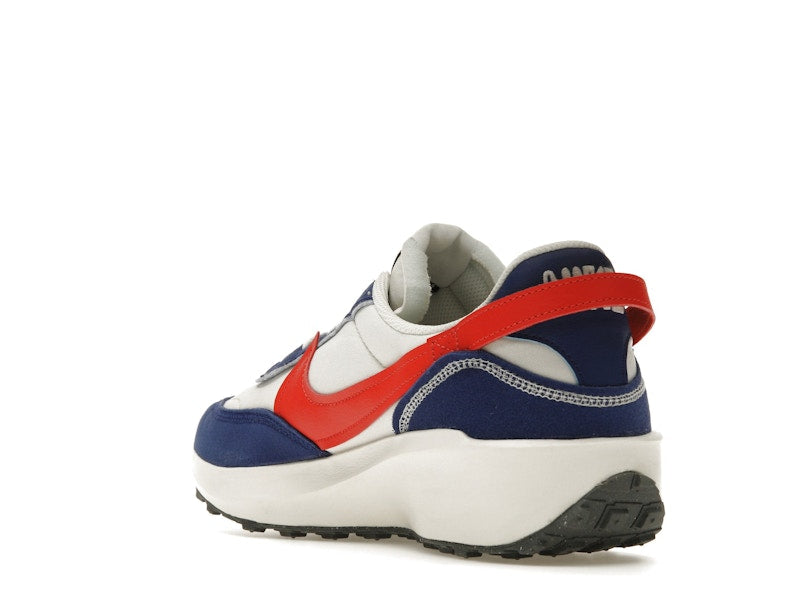Nike Waffle Debut Swoosh Habanero Red Old Royal