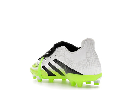 adidas Predator League Fold-Over Tongue FG/MG Cloud White Core Black Lucid Lemon