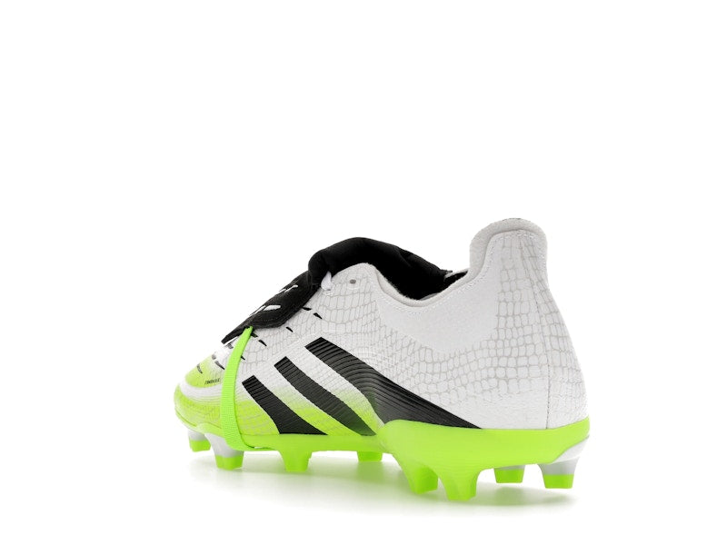adidas Predator League Fold-Over Tongue FG/MG Cloud White Core Black Lucid Lemon