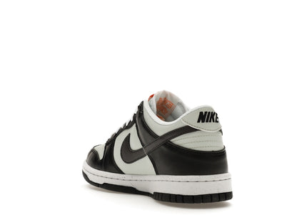 Nike Dunk Low Black Bright Mandarin Mini Swoosh (GS)
