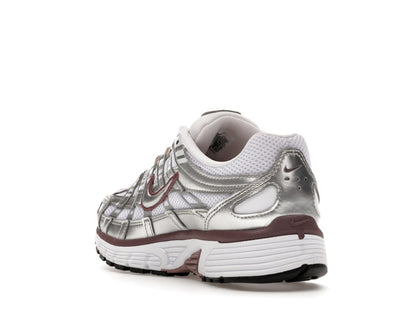 Nike P-6000 White Metallic Silver Tattoo (Women's)