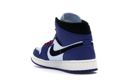 Jordan 1 Mid Deep Royal Blue Black