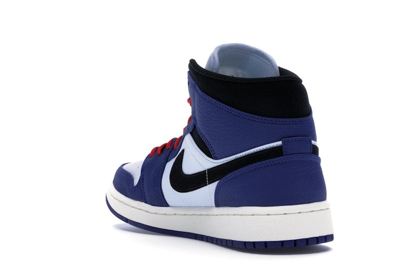 Jordan 1 Mid Deep Royal Blue Black