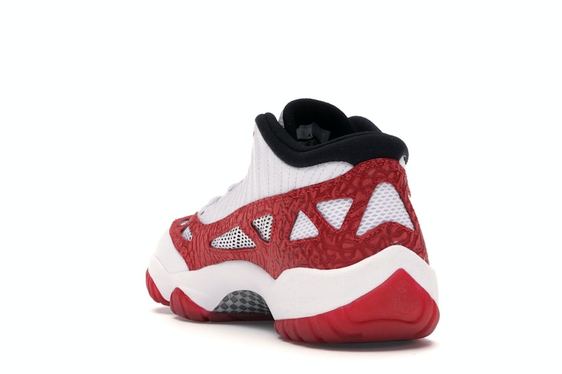 Jordan 11 Retro Low IE White Gym Red