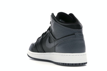 Jordan 1 Mid Black Dark Grey (GS)