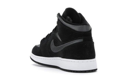 Jordan 1 Mid White Black Grey (GS)