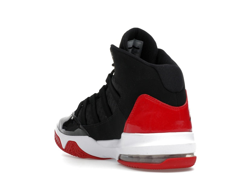 Jordan Max Aura Black Red Patent