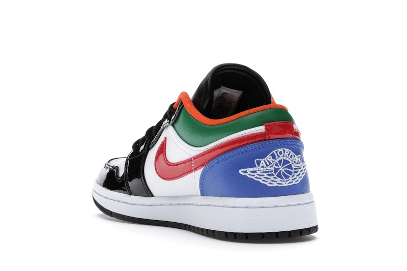 Jordan 1 Low Multi-Color Black Toe (Women's)