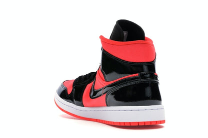 Jordan 1 Mid Hot Punch Black (Women's)