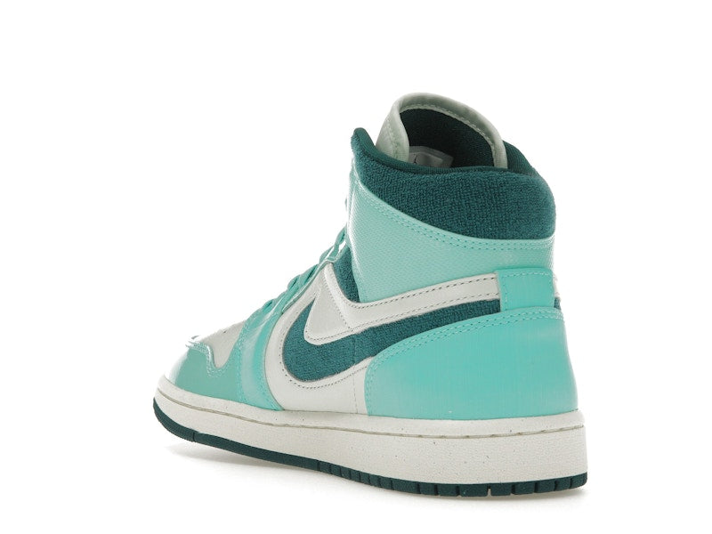 Jordan 1 Mid Chenille Bleached Turquoise (Women's)