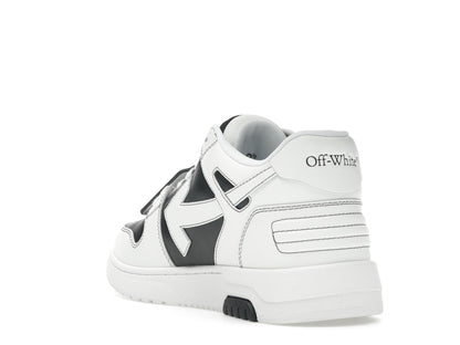 OFF-WHITE Out Of Office OOO Low Tops Black White