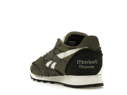 Reebok Classic Leather Pump Market Army Green