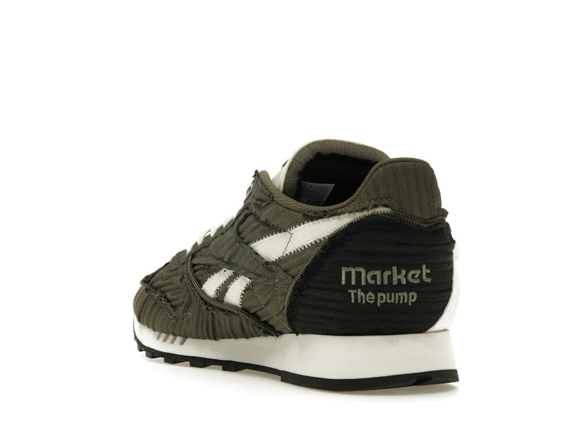 Reebok Classic Leather Pump Market Army Green