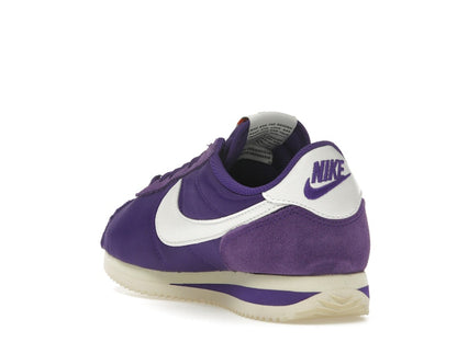 Nike Cortez Textile Field Purple Alabaster Safety Orange Summit White (Women's)