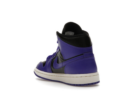 Jordan 1 Mid Purple Black (Women's)