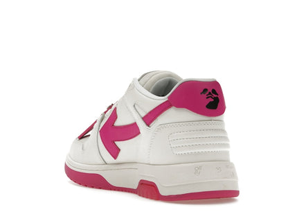 OFF-WHITE Out Of Office Calf Leather White Fuchsia (Women's)