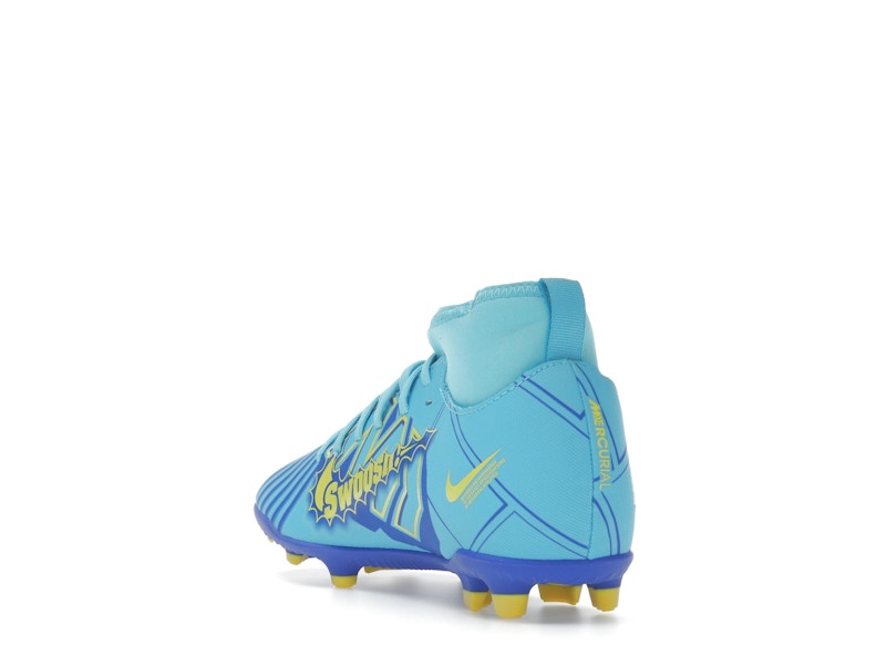 Nike Mercurial Superfly 9 Club KM FG/MG Baltic Blue White (GS)