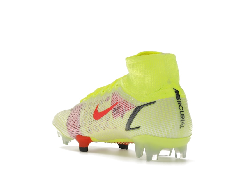 Nike Mercurial Superfly 8 Elite FG Volt Black Bright Crimson