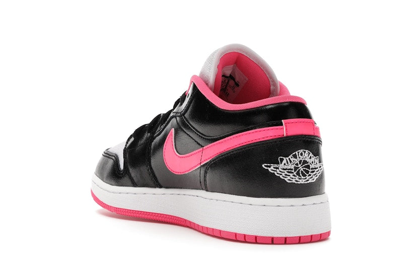 Jordan 1 Low Black White Hyper Pink (GS)