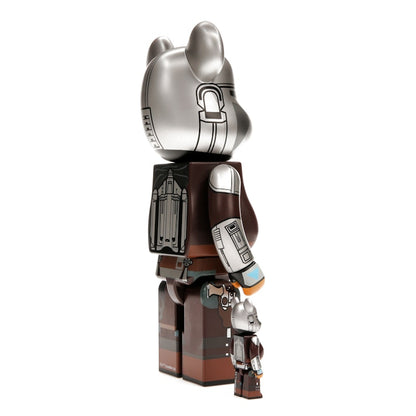 Bearbrick x Star Wars The Mandalorian Beskar Armor 100% & 400% Set