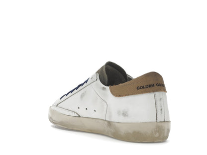 Golden Goose Super-Star Suede Toe White Taupe Royal Blue Black