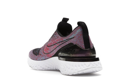 Nike Epic React Moc Flyknit Black University Red Hyper Jade