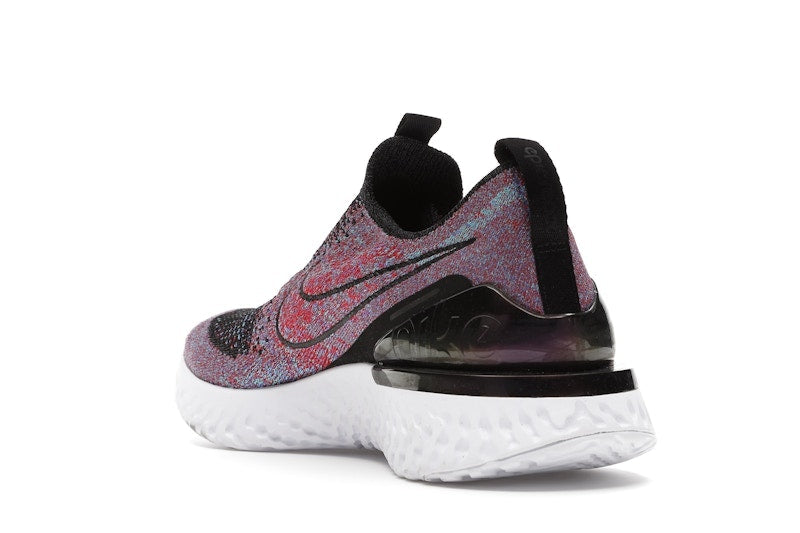 Nike Epic React Moc Flyknit Black University Red Hyper Jade