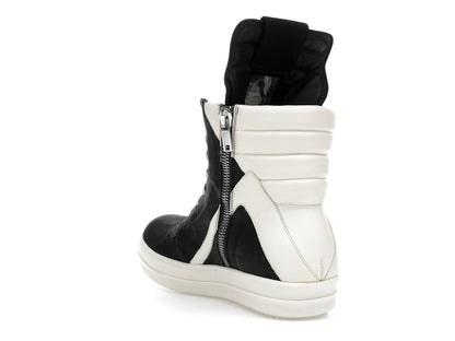 Rick Owens Geobasket High Black Milk