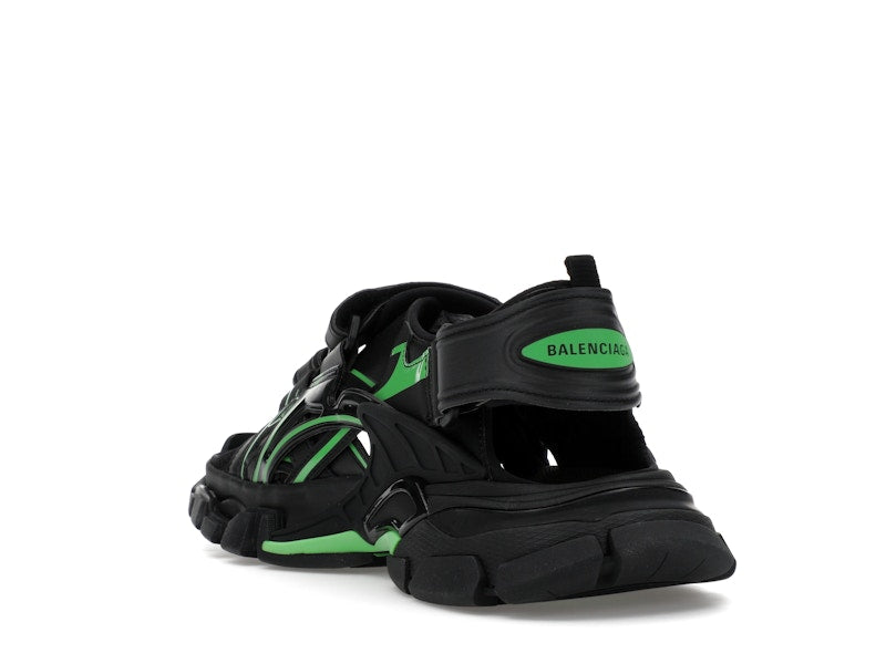 Balenciaga Track Sandal Black/Fluo Green