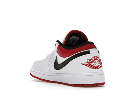 Jordan 1 Low White University Red Black