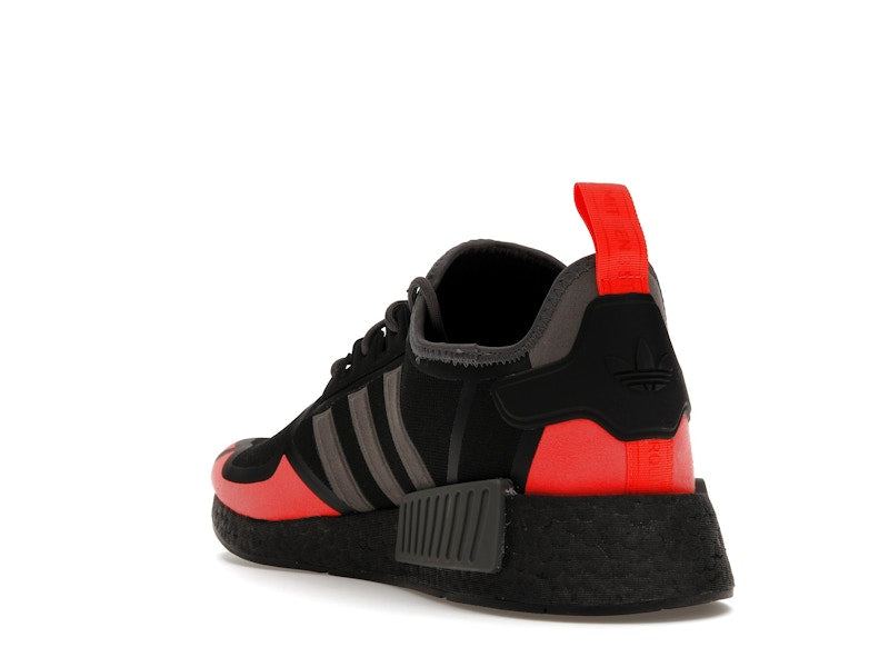 adidas NMD R1 Core Black Solar Red Grey