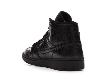 Jordan 1 Mid Black Snakeskin (Women's)