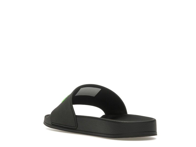 Balenciaga Pool Slide Black Fluo Green (Women's)