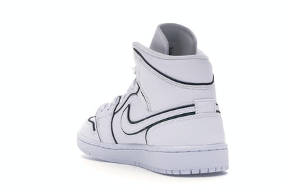 Jordan 1 Mid Iridescent Reflective White (Women's)