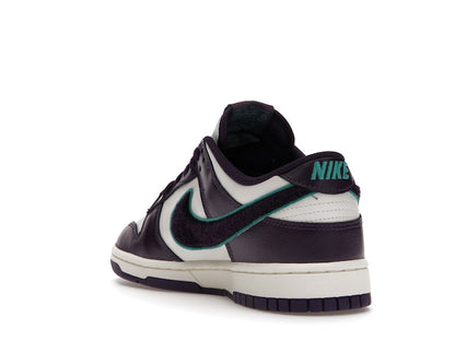 Nike Dunk Low Chenille Swoosh Sail Grand Purple