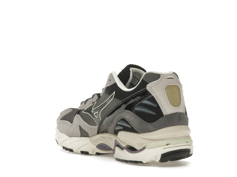 Mizuno Wave Rider 10 Dark Grey Lime Yellow