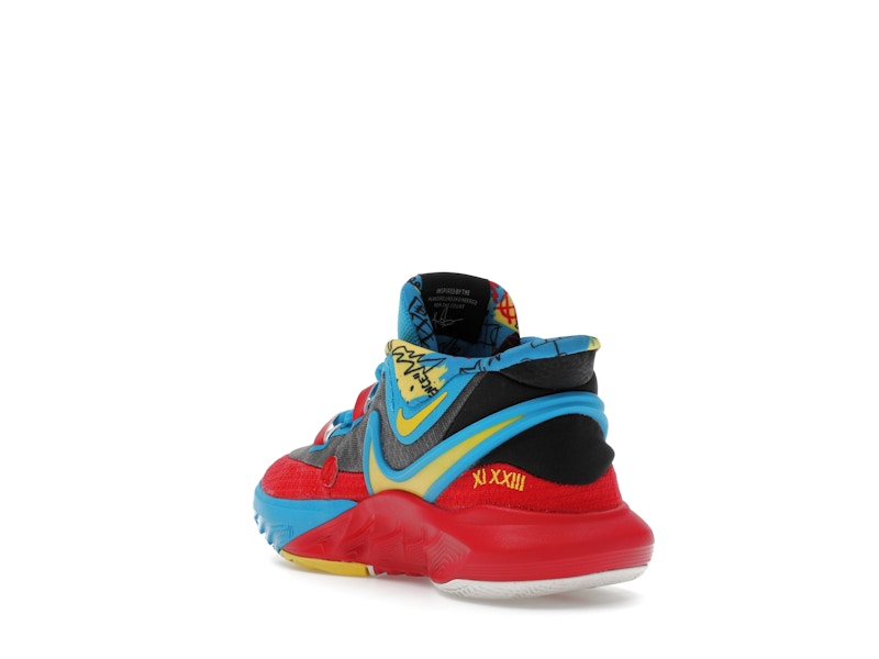 Nike Kyrie 8 GO SE Black Blue Tour Yellow (GS)