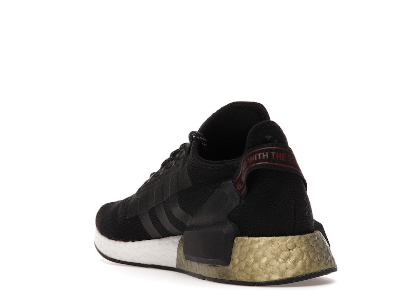 adidas NMD V2 Core Black Gold Metallic