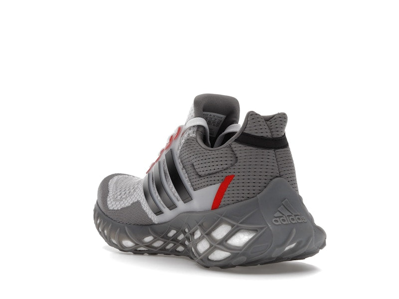adidas Ultra Boost Web DNA Grey Vivid Red