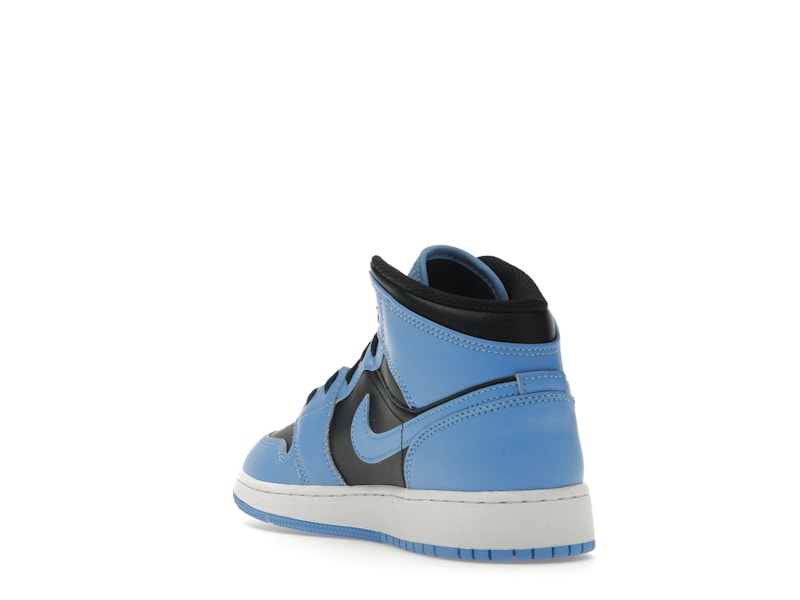 Jordan 1 Mid University Blue Black (GS)
