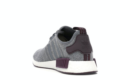 adidas NMD R1 Wool Grey Four Maroon