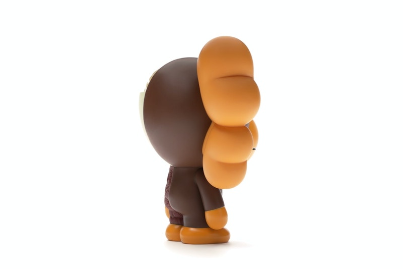 KAWS Bape Dissected Baby Milo Vinyl Figure Brown