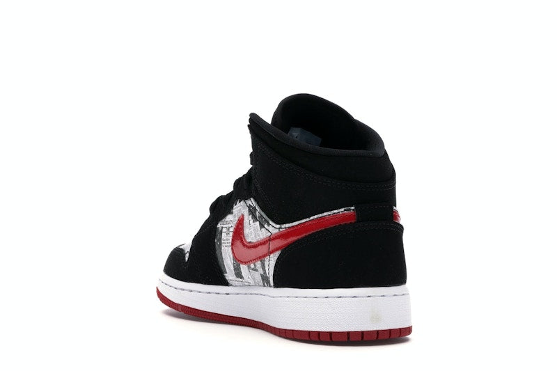 Jordan 1 Mid Newspaper Air Times (GS)