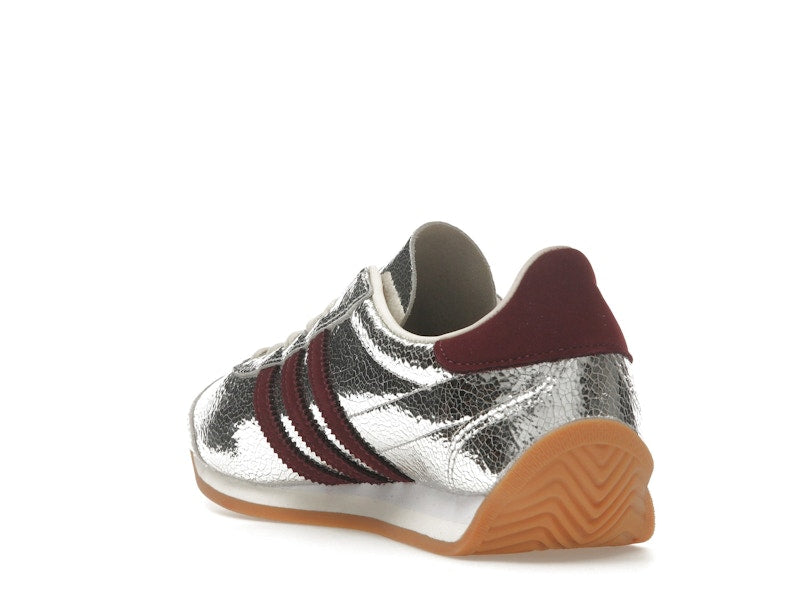 adidas Country OG Silver Metallic Maroon (Women's)
