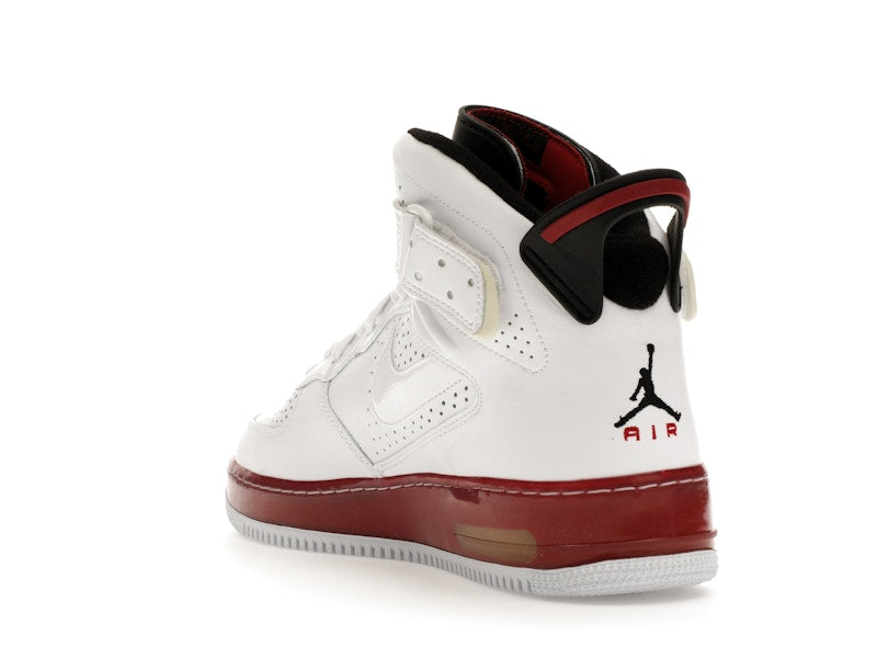 Jordan Fusion 6 Varsity White Red