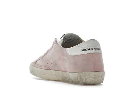 Golden Goose Super Star Pink Suede White