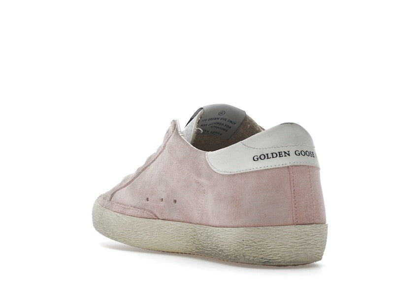 Golden Goose Super Star Pink Suede White